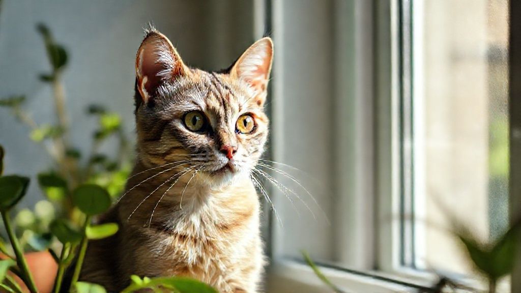Gato observando mudanças em seu comportamento