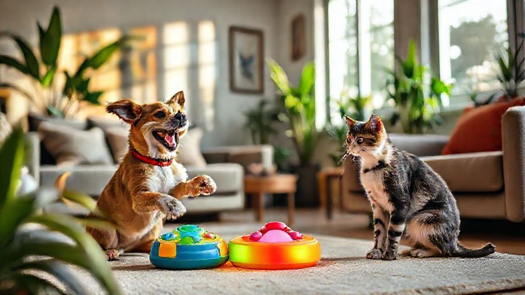 Brinquedos interativos para pets