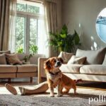 Cachorro e gato em um ambiente seguro