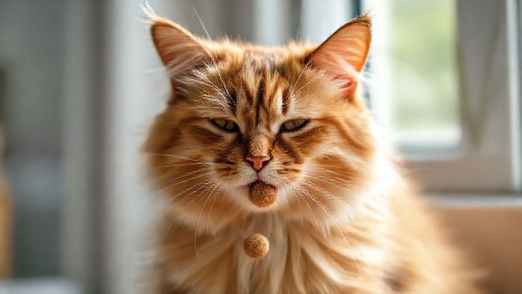 Gato vomitando bolas de pelo? Entenda o que fazer!